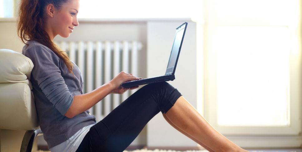 Woman on laptop
