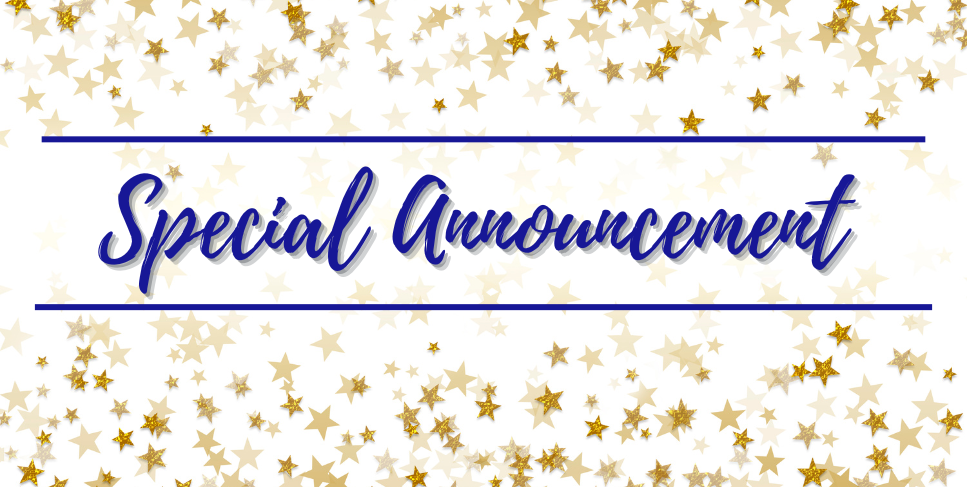 Announcement Special Announcement