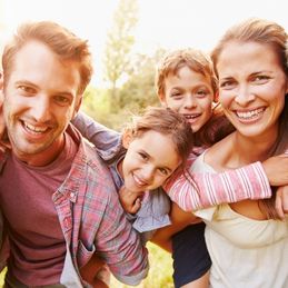 Smiling Family